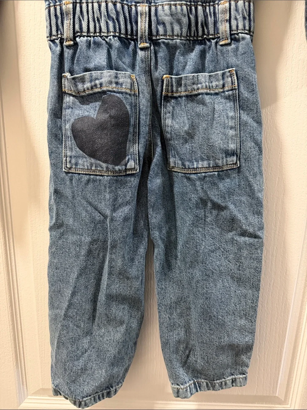 Zara Light Blue Denim Jumpsuit for Kids Size 3-4